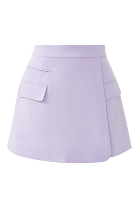 Irena Wrap Mini Skirt